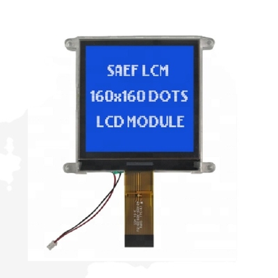 Đèn nền màu xanh lam Mô-đun hiển thị LCD ma trận điểm COG 28x64 với giao diện FPC