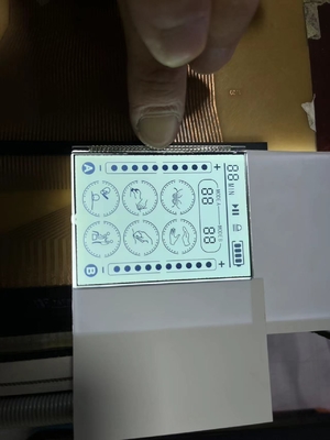 Màn hình màn hình LCD HTN truyền dương tính 18 pin Máy phân phối nhiên liệu với đèn nền màu cam