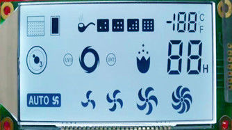 Bảng điều khiển màn hình LCD HTN Transflective Glass Segment cho máy giặt