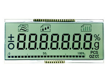 Màn hình LCD đơn sắc TN 7 phân đoạn 4 chữ số với đầu nối chống nước 18 pin