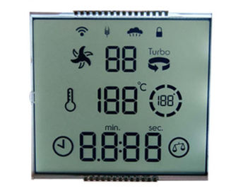 Màn hình LCD đơn sắc TN 7 phân đoạn 4 chữ số với đầu nối chống nước 18 pin