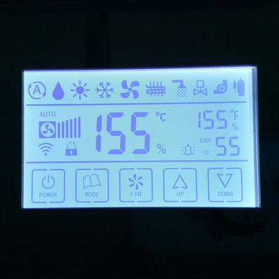 Phân khúc Màn hình LCD thiết kế tùy chỉnh FSTN / TN Màn hình LCD, Đầu nối Zebra Chơi màn hình LCD đơn sắc xuyên không đối với Đồng hồ đo nước