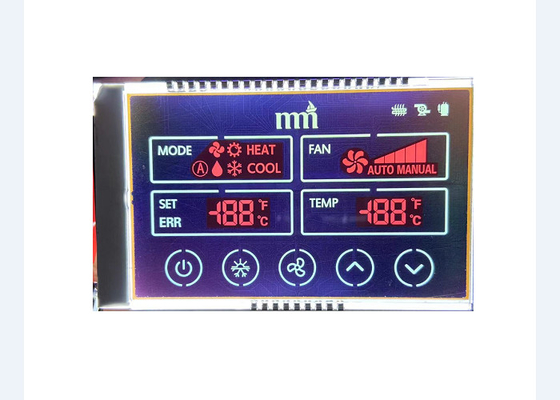 Màn hình LCD 7 đoạn PMVA FSTN Đơn sắc tùy chỉnh HTN TN