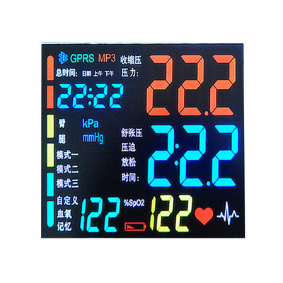 Màn hình 6 chữ số Tùy chỉnh Mô-đun hiển thị LCD trong suốt Bảy đoạn