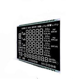 Màn hình LCD 3,3V VA với chân Matel Kết nối màn hình LCD nền đen cho đồng hồ đo năng lượng