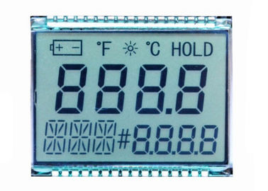 Màn hình tùy chỉnh 4 chữ số 7 chữ số TN Màn hình LCD phản chiếu cho đầu nối chân đồng hồ