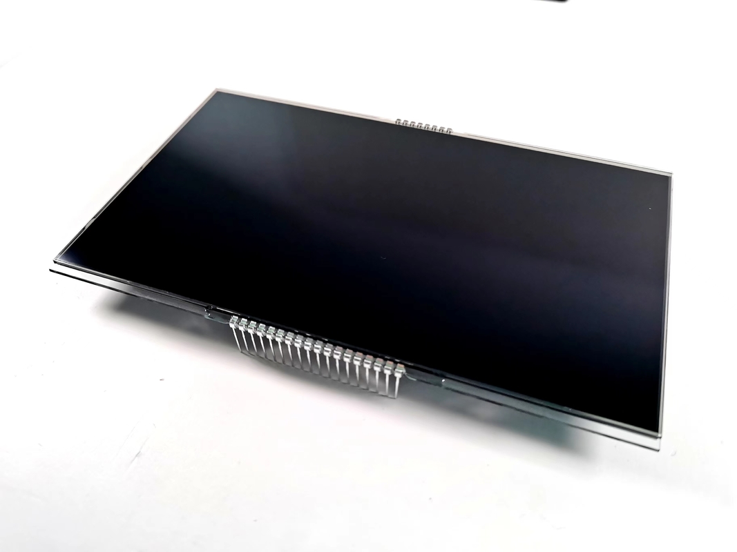 12 O Clock âm VA màn hình LCD phân khúc đen số đồ họa LCD Glass Va Panel cho nhiệt điều hòa