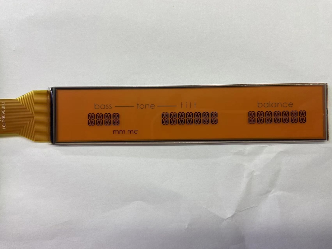 Màn hình LCD ma trận dương HTN Monochrome 7 Segment Transmissive Graphic LCD Screen For Audio