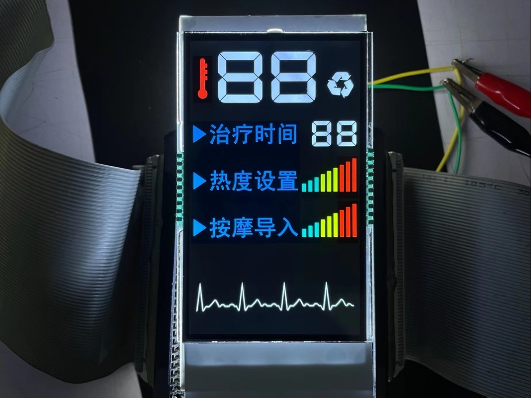 Giá bán buôn VA phân khúc màn hình LCD màu PIN điều khiển màn hình đèn nền màu trắng cho máy massage