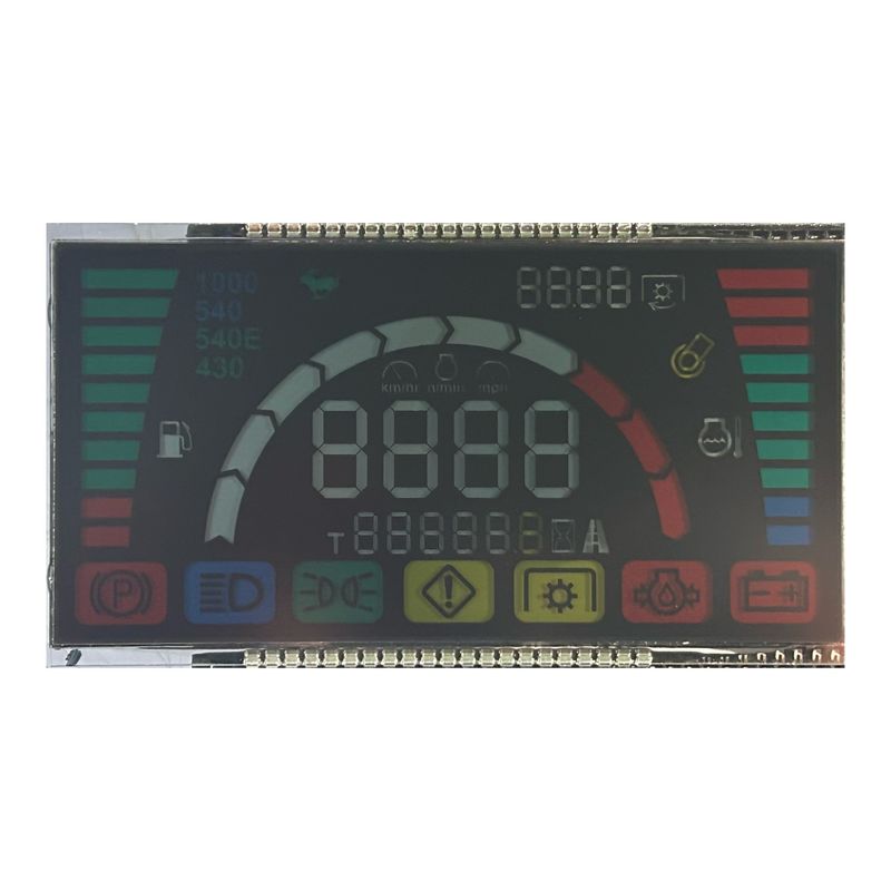 6 O' CLOCK Mở màn hình LCD phản xạ âm với đèn nền cho nguồn cung cấp điện