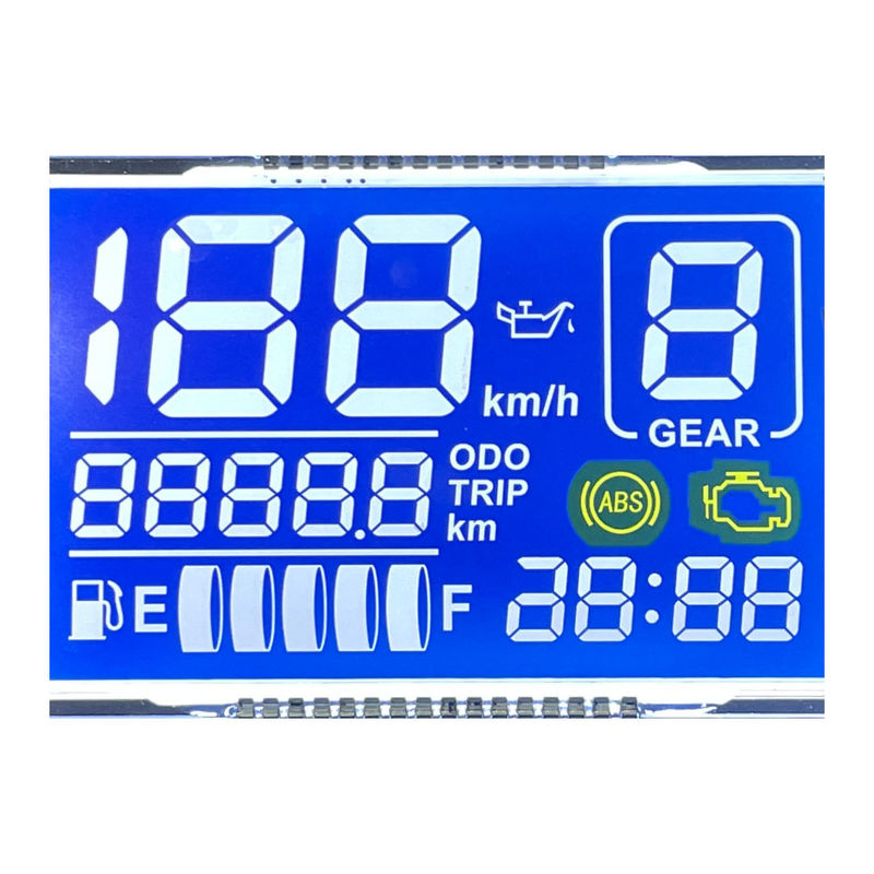 Nhà máy chất lượng tốt tùy chỉnh ma trận HTN màn hình LCD đơn sắc 7 phân khúc màn hình LCD đồ họa cho các thiết bị xe máy