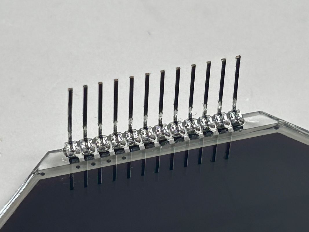 Màn hình Matrix HTN LCD tùy chỉnh tám hình dạng Monochrome 7 phân đoạn màn hình LCD đồ họa cho các thiết bị xe máy