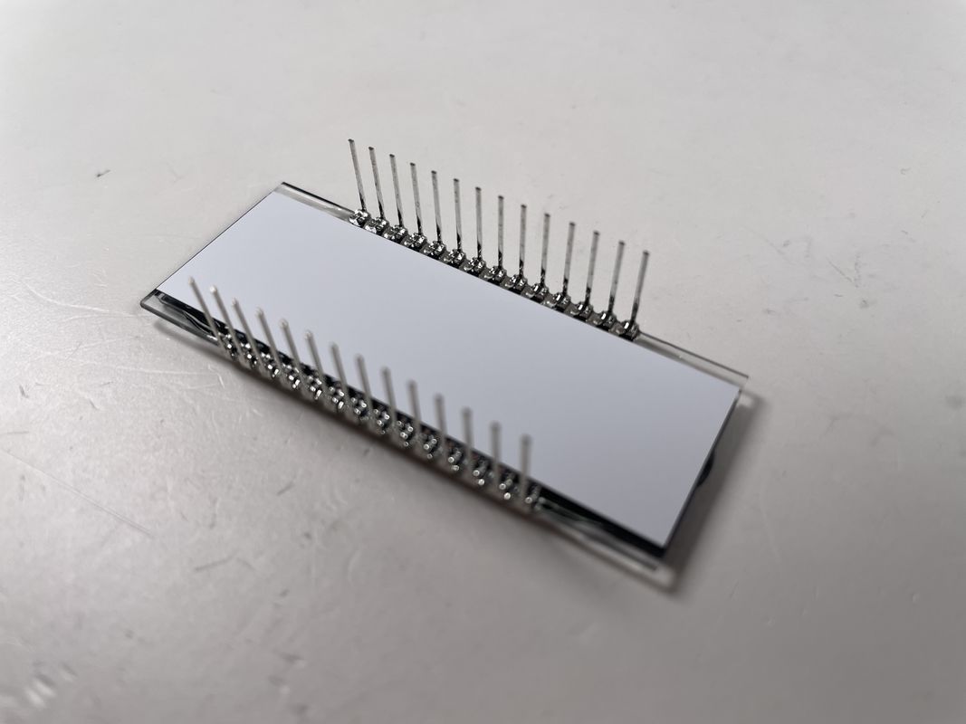 Máy sản xuất tùy chỉnh 8 chữ số TN màn hình LCD dương tính bảy phân đoạn kết nối mã PIN cho máy đo khí điện tử
