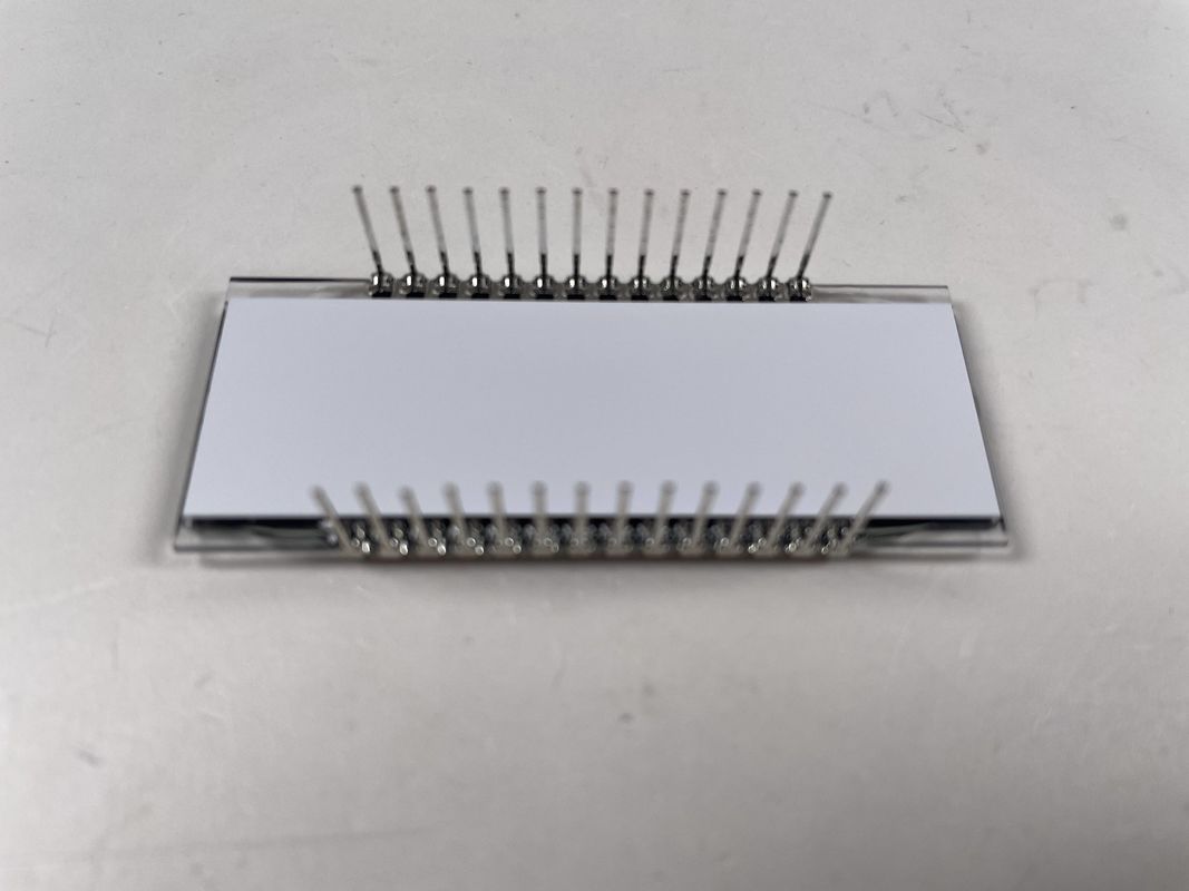 Máy sản xuất tùy chỉnh 8 chữ số TN màn hình LCD dương tính bảy phân đoạn kết nối mã PIN cho máy đo khí điện tử