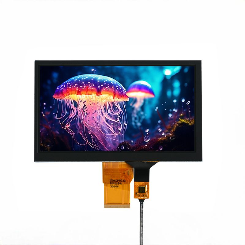 OEM ODM Lớp công nghiệp 7 inch TFT Touch bền 7 inch LCD 800X480 với giao diện RGB