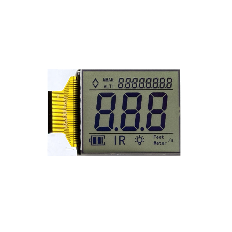 LCD phân đoạn OEM cho thiết bị công suất thấp 7 Phân đoạn LCD Display Display Phân đoạn LCD tùy chỉnh