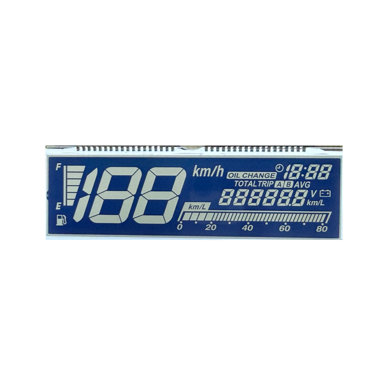 HTN LCD Display Pin Connector Phân đoạn LCD Loại LCD cho các dụng cụ và Meter LCD tùy chỉnh màn hình