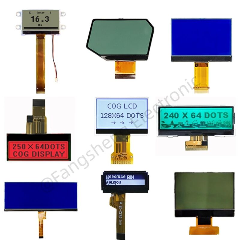 OEM COG LCD 128x64 192x64 240x128 Nhà máy LCD COG ST7567 Màn hình COG để điều khiển công nghiệp
