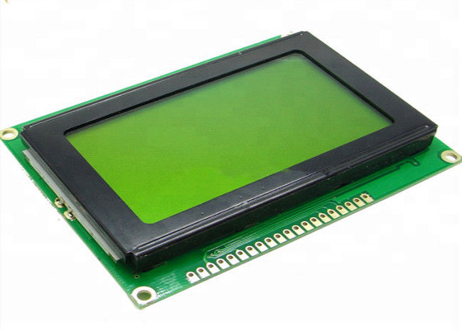 Màn hình LCD màu xanh lá cây LCM tùy chỉnh màu vàng LCM 128 X 64 Độ phân giải STN Màu xanh