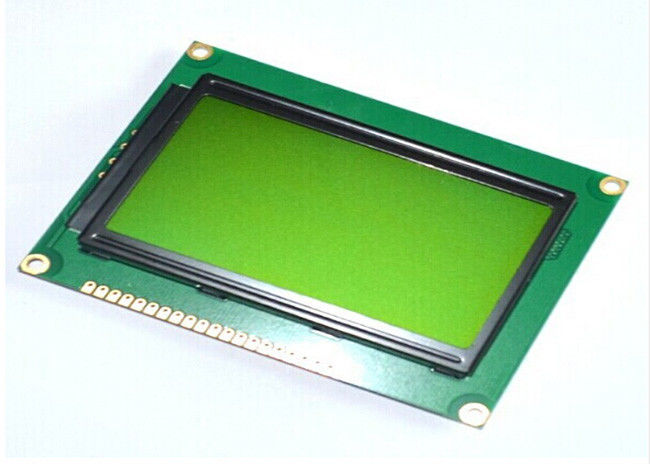 Màn hình LCD màu xanh lá cây LCM tùy chỉnh màu vàng LCM 128 X 64 Độ phân giải STN Màu xanh