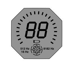 Màn hình LCD tùy chỉnh hình bát giác Thiết kế đặc biệt 3.0V cho công cụ công nghiệp