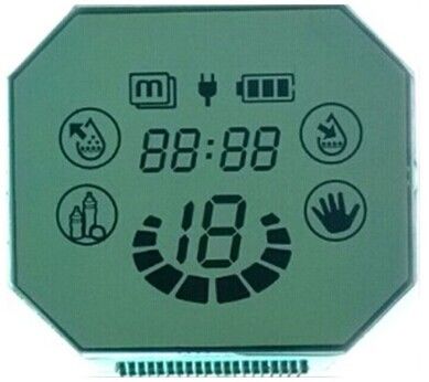 Màn hình hiển thị tròn LCD tùy chỉnh, Mô-đun hiển thị phủ định VA Màn hình LCD tương phản cao, Mô-đun LCD tròn 7 phân đoạn