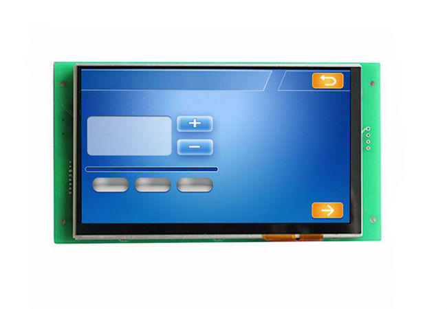 Màn hình cảm ứng điện dung 7 inch 800 * 480 Uart với giao diện RS232 / TTL cho Raspberry Pi