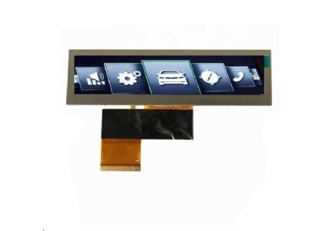 Mô-đun LCD LCD 3,8 inch Loại 480 * 72 Thanh được kéo dài với Giao diện 40 chân RGB