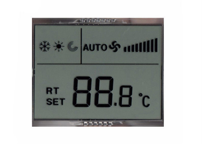Tùy chỉnh TN Tích cực Lcd 7 Phân đoạn Hiển thị Mô-đun LCD Số phản chiếu Điều hòa không khí