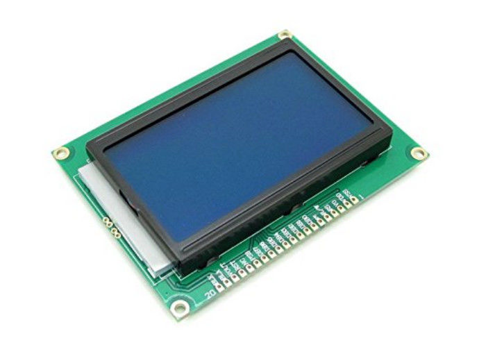 Mô-đun màn hình LCD 5V 12864 128 x 64 Dots Matrix Matrix Màn hình LCD với đèn nền màu xanh