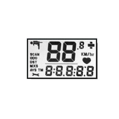 5 chữ số Bảy phân đoạn Đèn nền TN LCD Hiển thị loại tích cực truyền