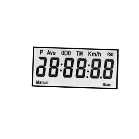 5 chữ số Bảy phân đoạn Đèn nền TN LCD Hiển thị loại tích cực truyền