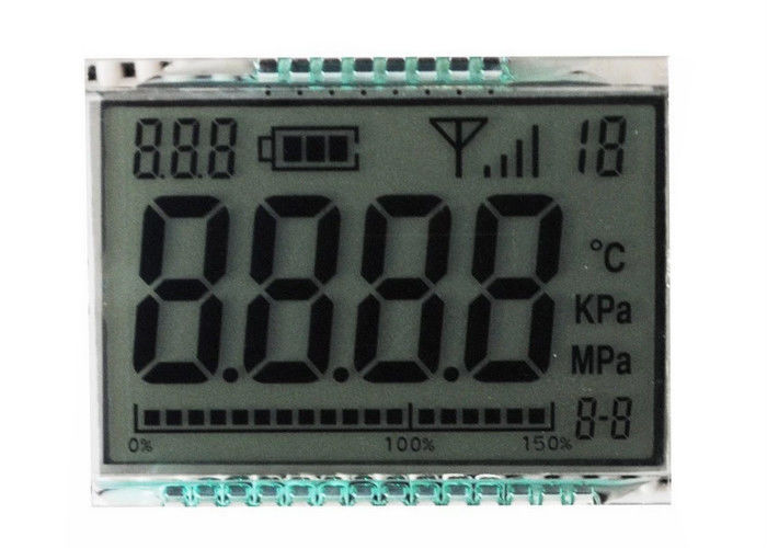 Chữ số 7 Phân đoạn TN Màn hình LCD phản chiếu Kích thước tùy chỉnh cho đồng hồ 3,3V