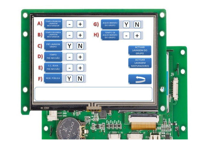 Màn hình LCD LCD thông minh 4.3 inch cho màn hình màu Pcb / Numeric