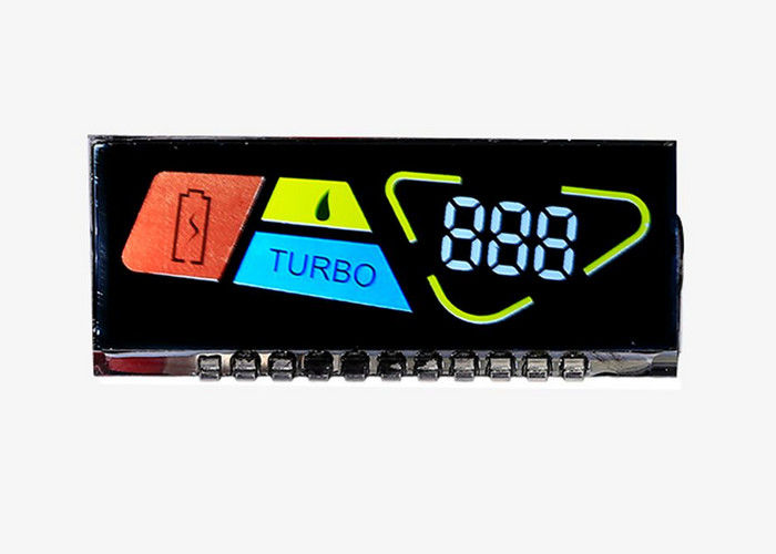 Màn hình LCD 8 số VA DFSTN Màn hình LCD 7 phân đoạn Hiển thị thập phân Âm độ tương phản cao Chế độ LCD Màn hình góc nhìn rộng