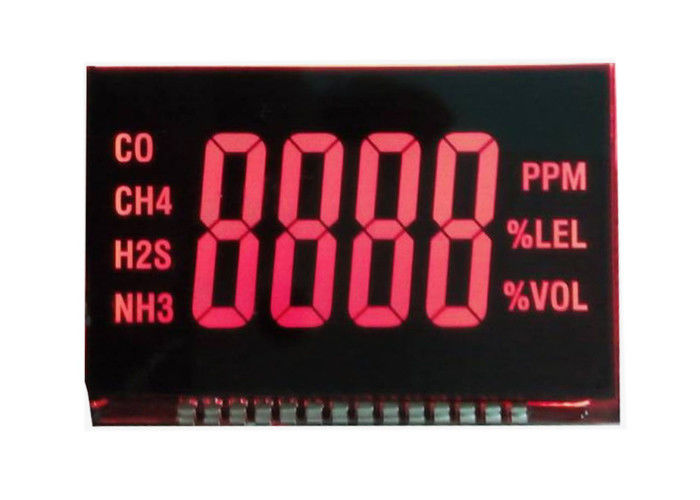 Màn hình hiển thị Lcd âm bản Mô-đun hiển thị LCD độ tương phản cao 7 Phân đoạn Màn hình hiển thị Lcd Mô-đun LCD đen trắng