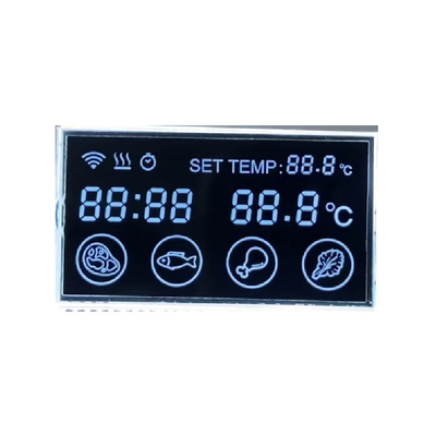 Màu đen Màn hình kích thước tùy chỉnh Chữ số VA Màn hình LCD Màn hình LCD đơn sắc tùy chỉnh