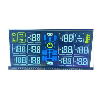 Bảng điều khiển kích thước tùy chỉnh Màn hình LCD kỹ thuật số tích cực, Màn hình LCD 6 chữ số 7 đoạn