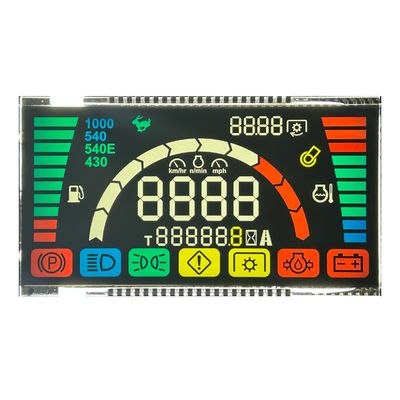 6 O' CLOCK Mở màn hình LCD phản xạ âm với đèn nền cho nguồn cung cấp điện
