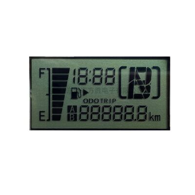 Đồng hồ tốc độ kỹ thuật số LCD dương HTN phân khúc xe máy tùy chỉnh Mô-đun LCD Odometer Đèn nền