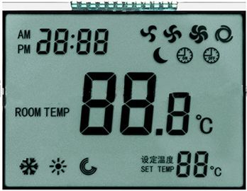 7 Màn hình LCD TN cho màn hình điều chỉnh nhiệt độ tích cực 86mm * 49mm * 2.8mm Kích thước phác thảo