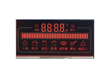 Màn hình LCD tùy chỉnh 3,5 Volt / VA Mô-đun hiển thị màn hình LCD có độ tương phản cao âm tính cho bếp