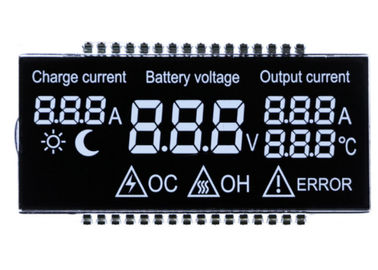 Giao diện pin Mô-đun hiển thị màn hình LCD tương phản cao VA Bảng hiển thị tiêu cực 3.3V 7 Hiển thị màn hình LCD phân đoạn