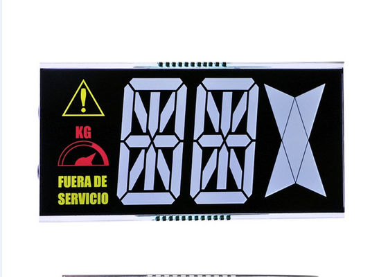 Màn hình LCD 8 số VA DFSTN Màn hình LCD 7 phân đoạn Hiển thị thập phân Âm độ tương phản cao Chế độ LCD Màn hình góc nhìn rộng