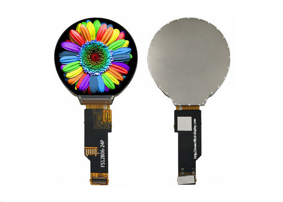 Màn hình tròn LCD 1,28 inch TFT 240 * 240 chấm Màn hình LCD nhỏ với giao diện Mcu / Spi / Rgb