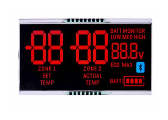 Màn hình hiển thị Lcd âm bản Mô-đun hiển thị LCD độ tương phản cao 7 Phân đoạn Màn hình hiển thị Lcd Mô-đun LCD đen trắng