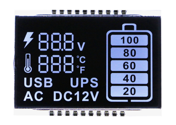 Đầu nối chân cắm Màn hình LCD đơn sắc Kích thước tùy chỉnh VA Màn hình trắng đen